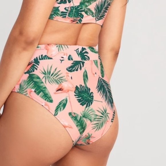 NWT! Birds in Paradise High-Waisted Cross-Front Bikini Swim Bottoms - Large 💎 - Picture 2 of 6